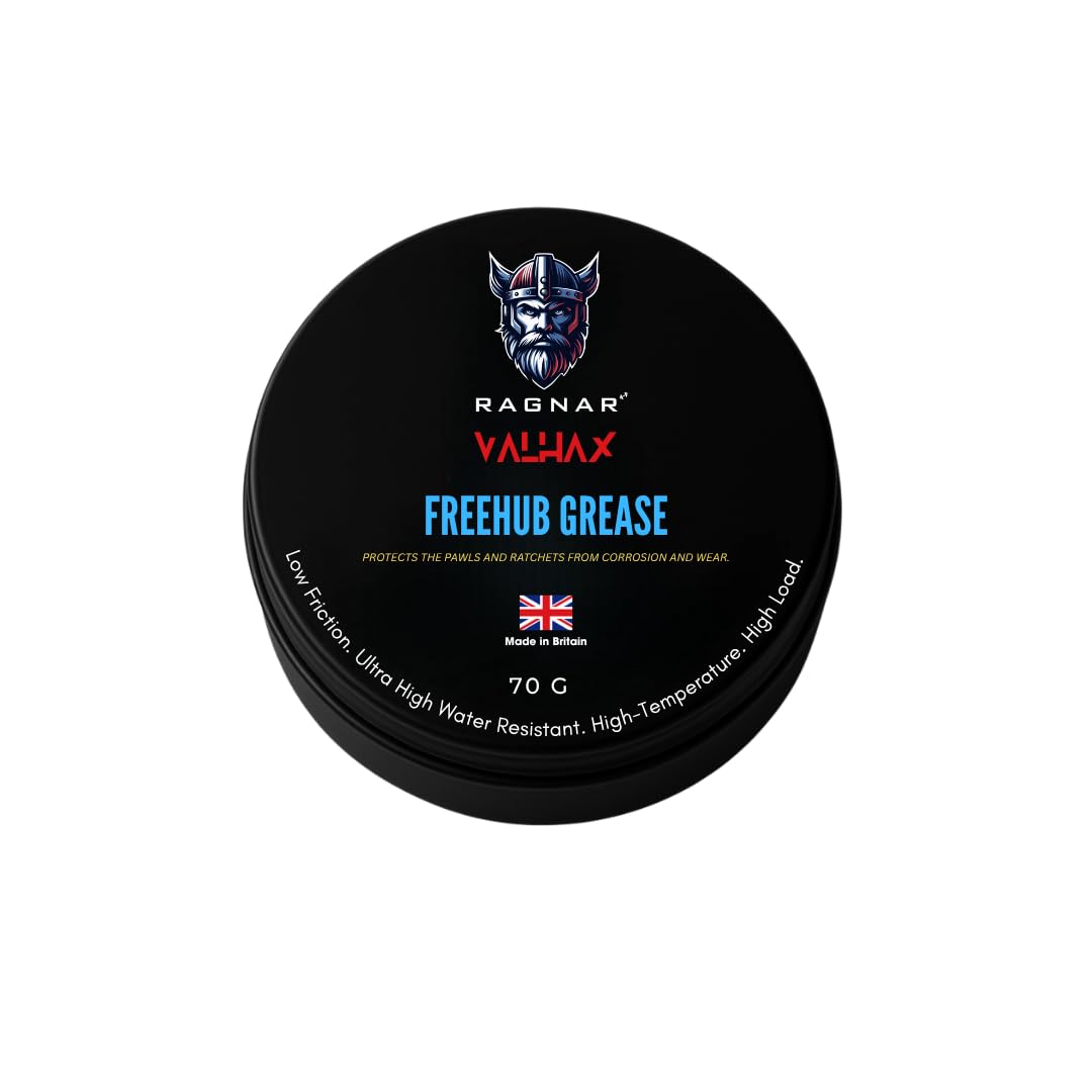 Ragnar Valhax Freehub Grease 70 g – Water-Resistant, High-Load Bicycle Grease for Freehub Ratchets, Pawls & Driver Bodies | Smooth Engagement in All Weather