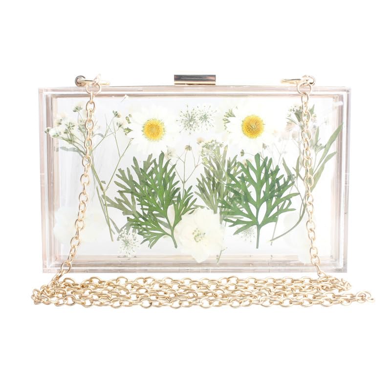Sac à bandoulière tendance en acrylique transparent EZZON mode femme