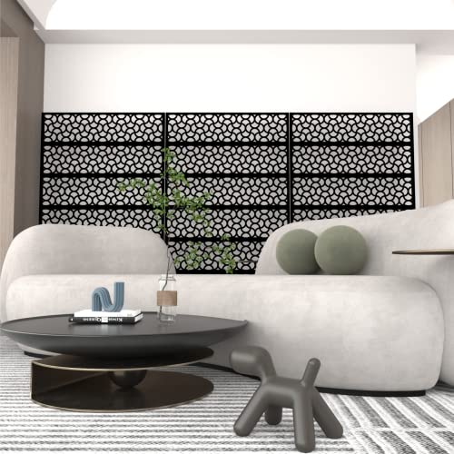 Outdoor Privacy Screens And Panels For Patio Metal Privacy Fence Screen With Freestanding Decorative Room Divider For Balcony Deck Garden Backyard Swimming Pool 6 Ft #TOP2