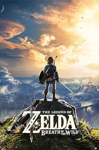 Up Close The Legend of Zelda Poster Breath of The Wild Sunset (61cm x 91,5cm) + Un Poster Surprise...