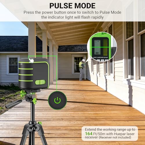 Huepar Self Leveling Laser Level with 60″ Tripod U011G Review product image