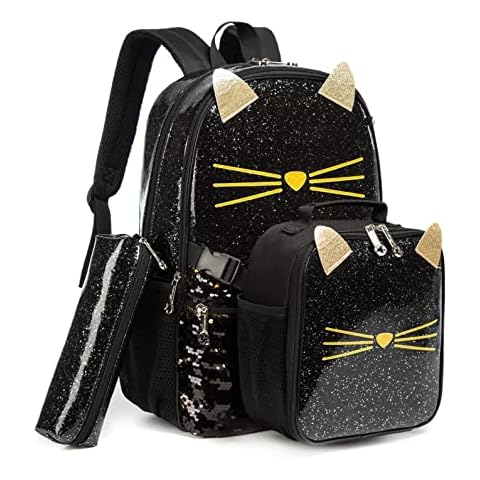 Meetbelify Cute Cat Backpack Set Cover