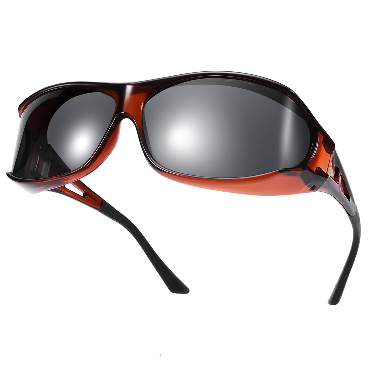 TINHAO Polarized Sunglasses Wear Over Glasses Fitover Glasses for Men Sports Driving&Fishing UV400 Protection