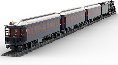 Miniatura 6 de Juego de bloques de construcción de locomotora eléctrica polar navideña, kit de exhibición de modelo de tren, decoración del hogar y la oficina y