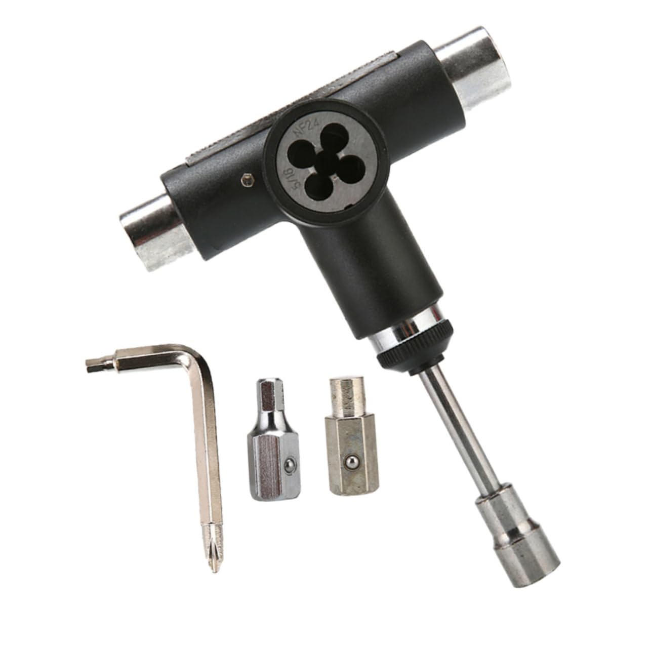 Anneome Mini Skateboard T-Tool Skateboard Hardware Kit Universal Skate Tool for and Cruisers