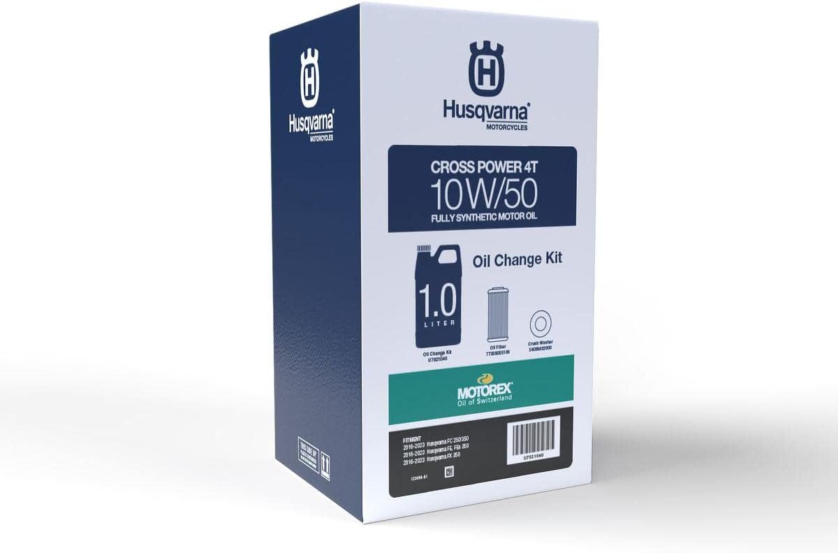 Husqvarna Motorcycles/Motorex Oil Change Kit 10W/50 (1.0L) – U7021040