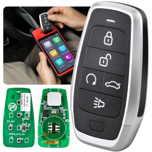 Autel Original Blank Key Replacement 5-Button 2026 Key Fob Keyless Entry OE-Quality