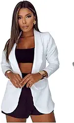 Blazer Feminino Alfaiataria Gola Cumprida R110