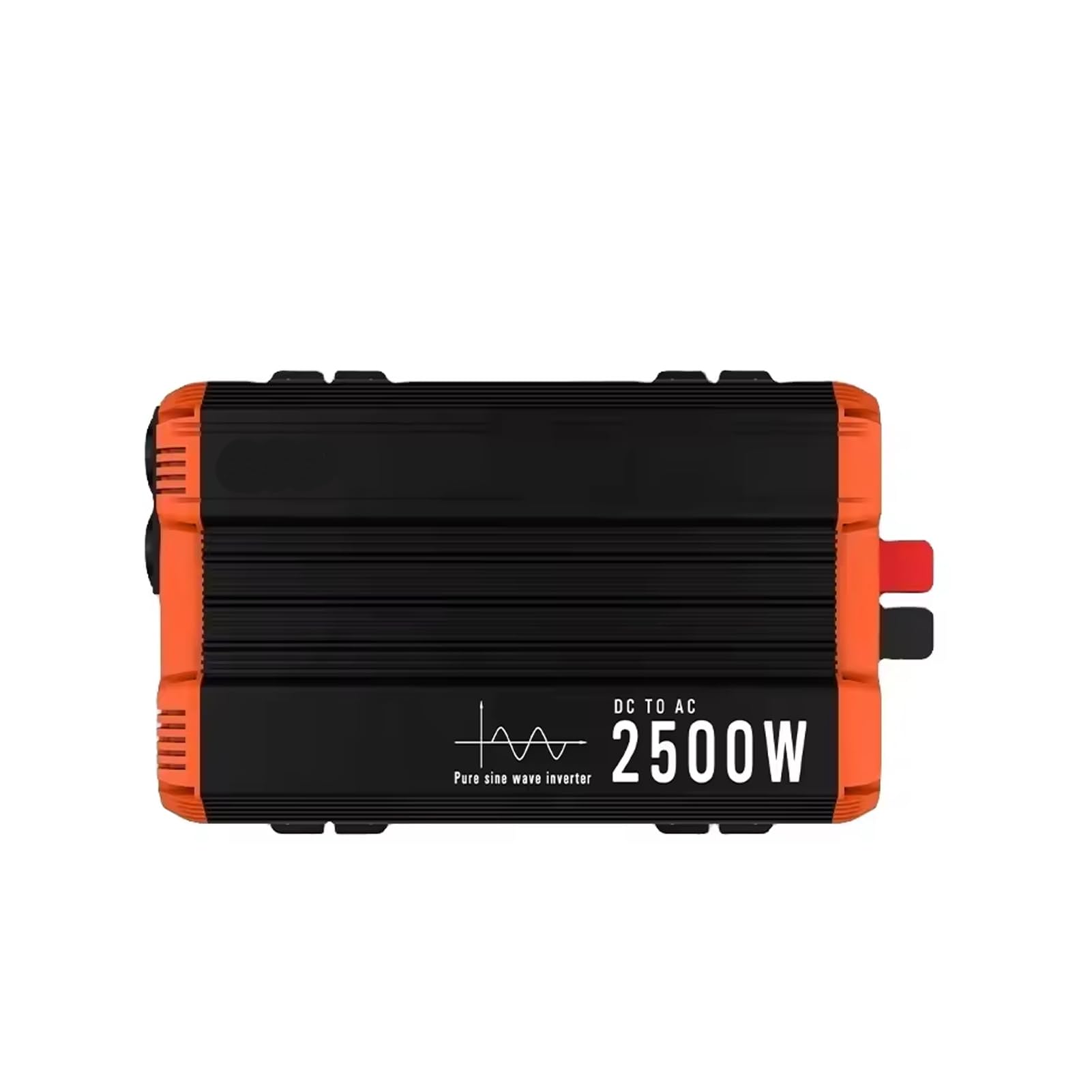 2500W(5000W Peak Power) Car Power Inverter 12v to 220v Pure Sine Wave Voltage Transformer Power Converter with LCD Display and 2 EU Sockets Inverter For Home and RV with Remote Controller 3M Cable