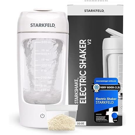 Promix Protein Shaker Bottle: 7000 RPM Blender Bottle for Perfect Creamy Shakes