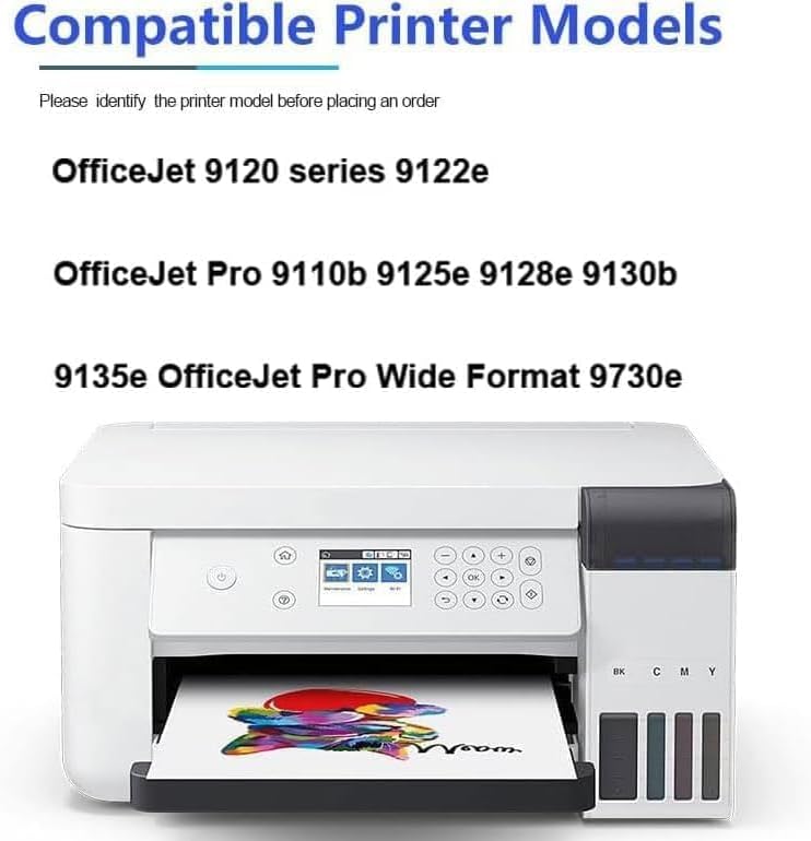 Miniatura 4 de Cartuchos de tinta 936 936e 936xl 936 XL para impresora HP OfficeJet 9122e 9110b 9125e 9128e 9130b 9135e OfficeJet Pro Wide Format 9730e Printer