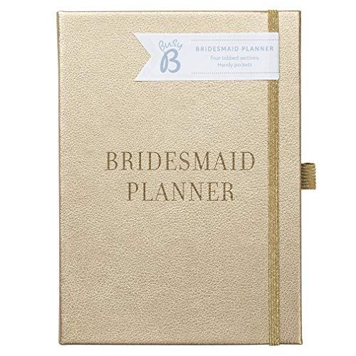 Busy B Wedding Bridesmaid Planner - A5 faux leather gold organiser
