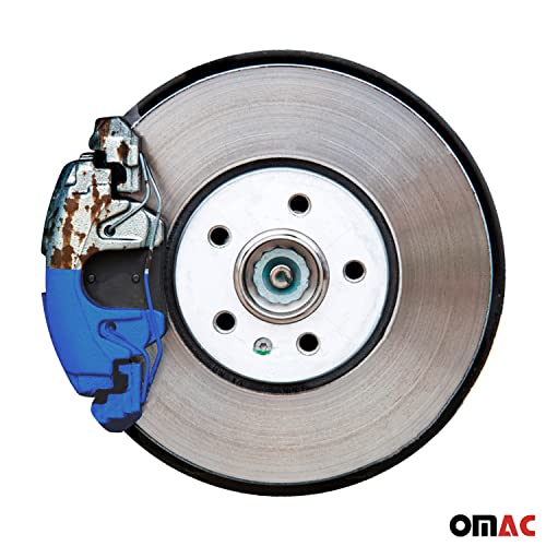 Omac High Temperature Brake Caliper Paint System Kit, Heat Resistant Coating, Epoxy Based, Florida Blue #TOP3