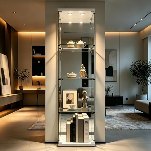 Vitrina de cristal moderna vitrina de colección