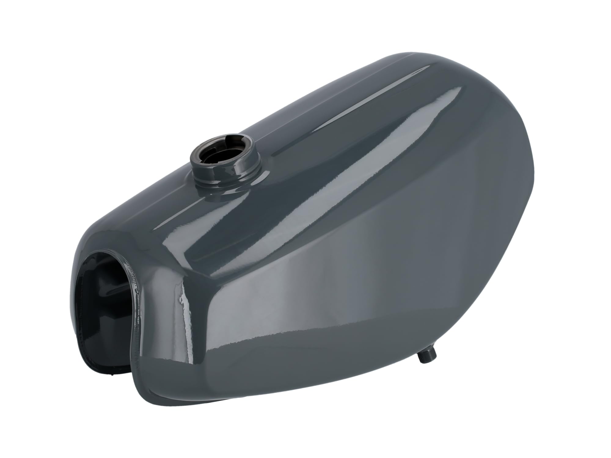 Set: Tank + Seitendeckel, Grau RAL 7011 - für Simson S50, S51, S70
