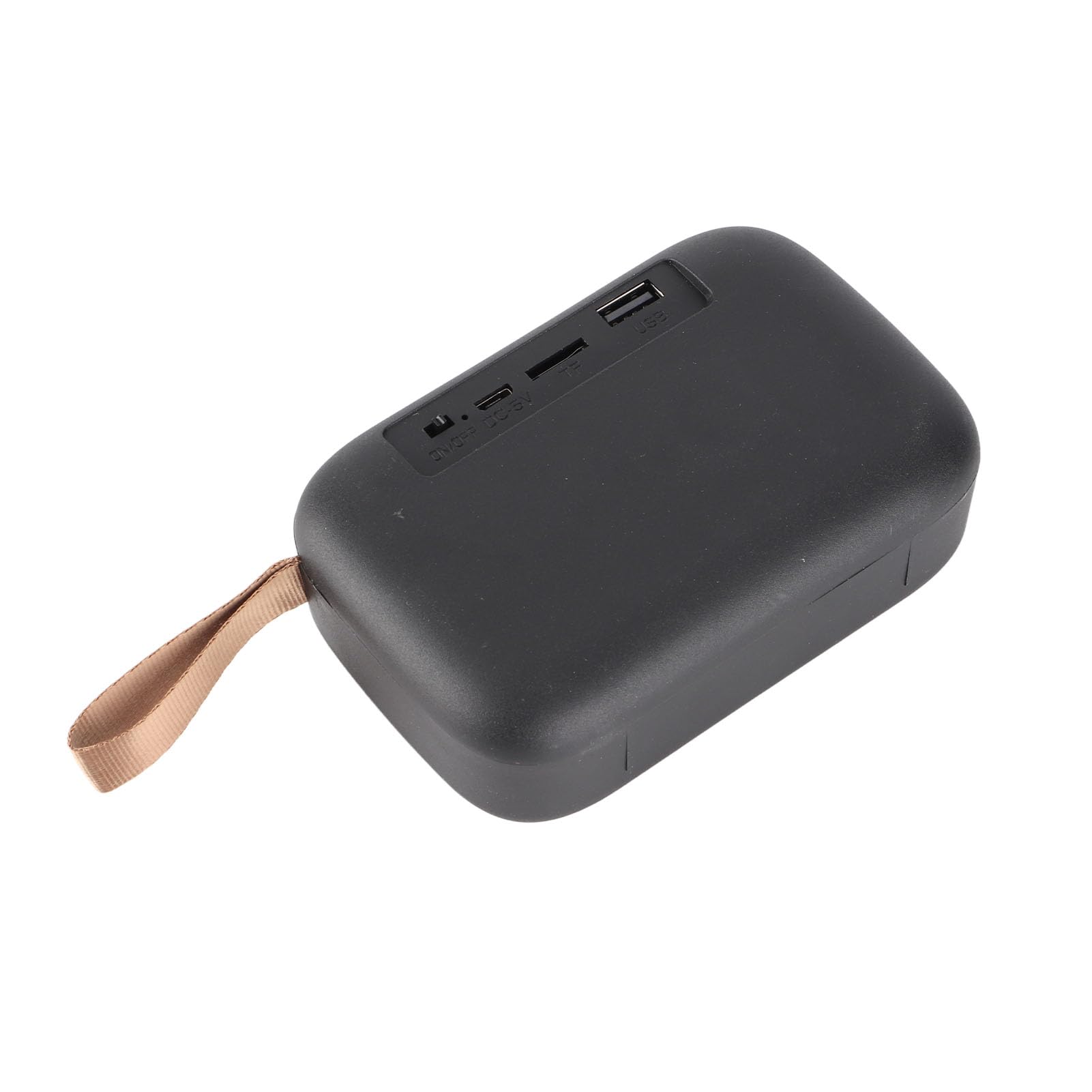 FOSA Small Speaker Small Speaker Portable Radio Function Support U Disk for Outdoor Black