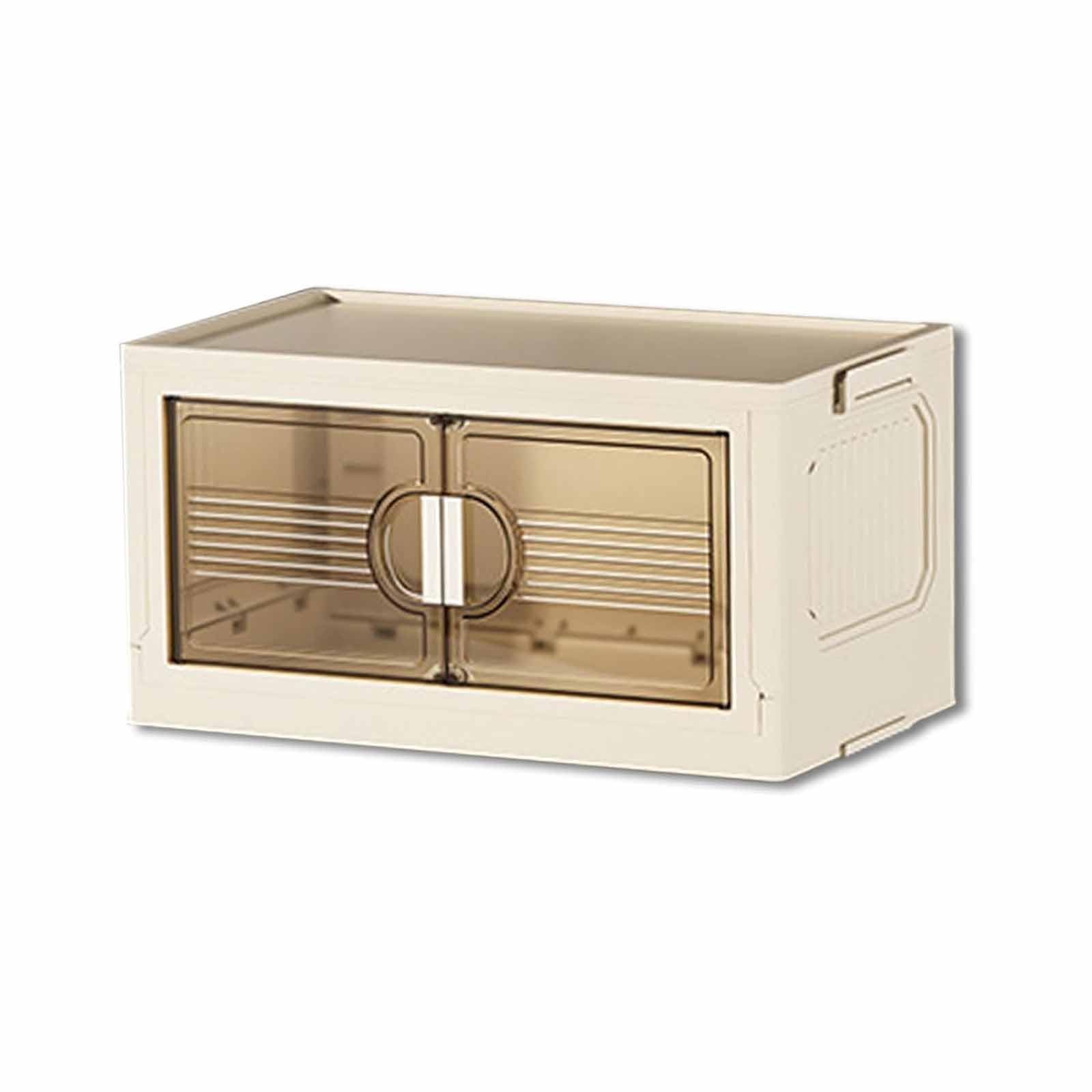 Cajas almacenaje, Armario de Almacenamiento con Tapa y Ruedas Plegable Caja almacenaje plastico Grandes, taquilla de Multicapa para Dormitorio baño Cocina Camping Juguetes