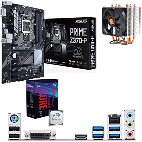 Components4All Intel Coffee Lake Core i7 8700k 3.7GHz (4.7GHz Turbo) CPU, ASUS Prime Z370-P Motherboard & ThermalTake Contac21 Cooler Pre-Built Bundle NO RAM