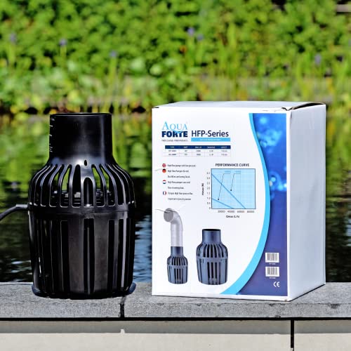 AquaForte Propeller-Teichpumpen, 280 Watt, Max. Durchfluss 45 m3 pro Stunde, Ausgang 110 mm, Max. Förderhöhe 1 Meter, sehr hoher Durchfluss, geeignet für Springbrunnen, Wasserfälle, Wasserläufe usw