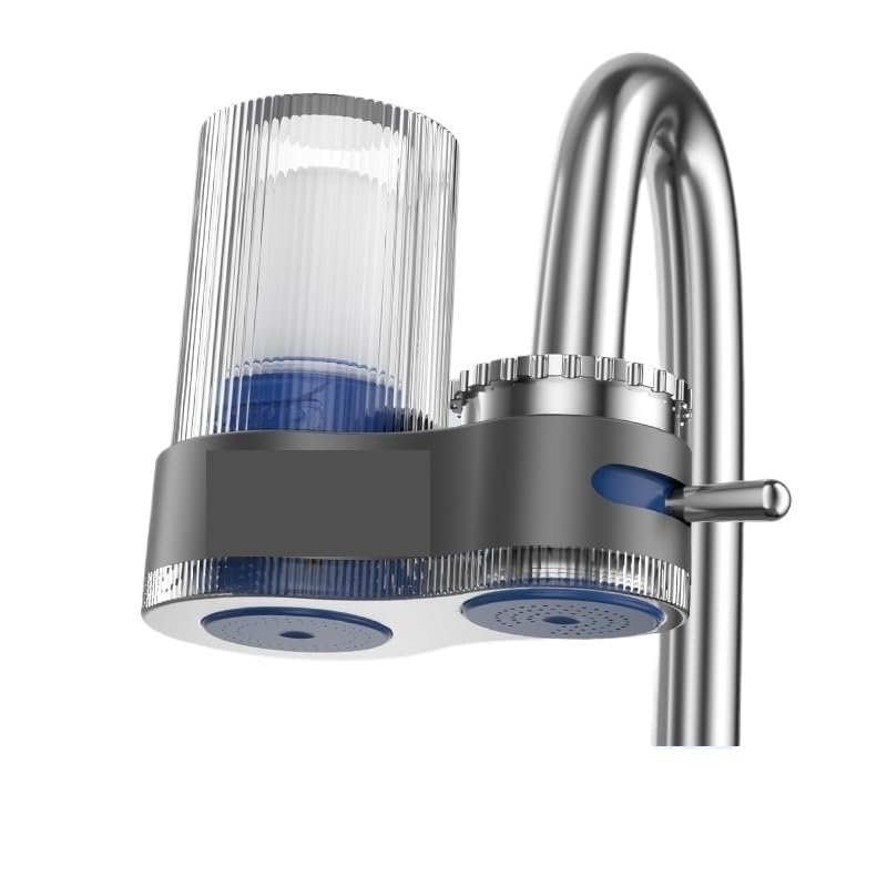 Filtro purificador de agua para grifo, doméstico, inhibidor escala frontal para beber directamente, elemento cocina extraíble(D)