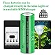 PKCELL Wiederaufladbare Batterie NIMH 2/3AAA Akku (Nicht AAA),1.2V 400mAh für Solarlampen,4 Stück(Hinweis: Es ist 2/3AAA, kürzer als AAA-Batterien.)
