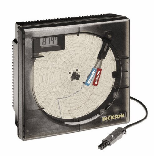 Dickson TH625, 6" Humidity/Temperature Recorder; Alarm/Relay/120VAC
