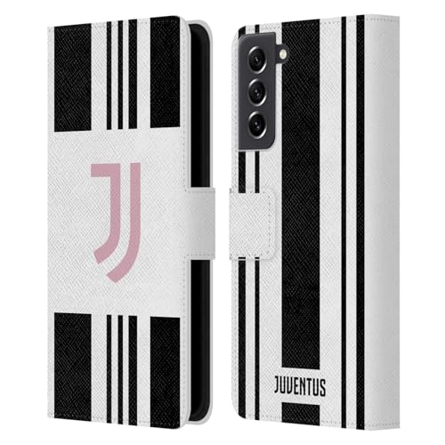 Housse Juventus Samsung Galaxy S21 FE 5G étui portefeuille cuir noir