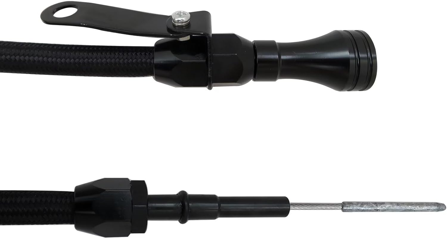 for LS Truck Engine Flexible Oil Black Dipstick Aluminum Stainless 4.8 5.3 6.0