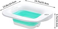 Vista 8 de Bañera eléctrica para asiento de inodoro plegable para hemorroides, cuidado posparto, alivia y limpia la vagina y el anal para mujeres embarazadas