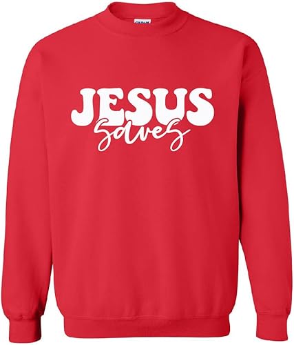 Miniatura 5 de Jesus Saves Sweatshirt, Christian Sweat, Religious Christian Apparel Sand