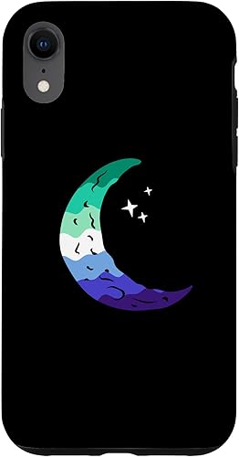 Vista 61 de Funda para iPhone 11 Pro Max Sutil MLM Pride Moon Phase Vintage LGBT Gay MLM Masculino