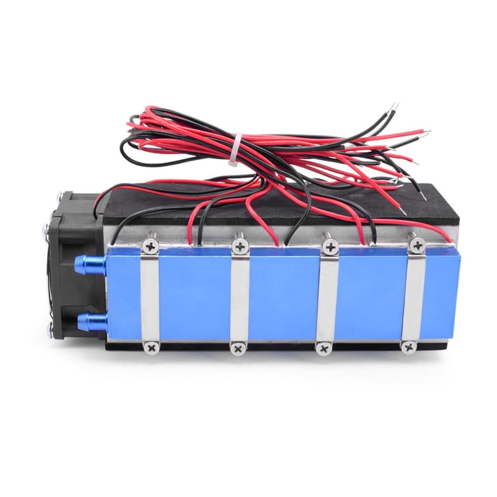 Fyearfly Enfriador termoeléctrico 576 W 8 X Peltier 12 V DIY Aire acondicionado Kit de refrigerante
