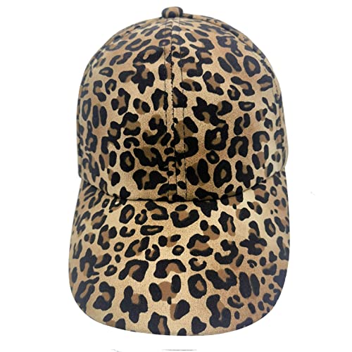 Gorra de béisbol con estampado de leopardo para mujer miniatura 6