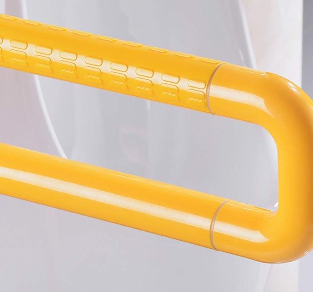 Barra de Seguridad para Ducha Resistente para bañera, pasamanos de Nailon con Ventosa sin barreras, Barra de Agarre de Acero Inoxidable, Pas