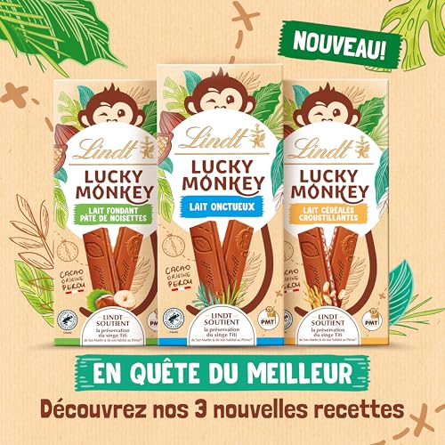 Tablette De Lait Onctueux Lindt Lucky Monkey La Tablette De - vue 6