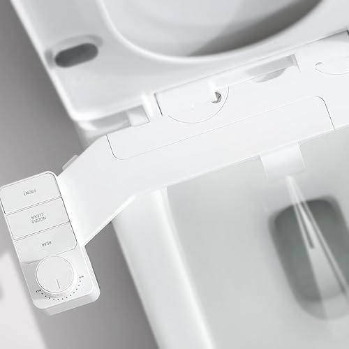 ZT NEO Non-Electric Bidet Attachment, Front and Rear Wash, Self-Cleaning Nozzle, Adjustable Water Pressure, Tool-Free Installation | Healthy Hygienic Toilet Sprayer