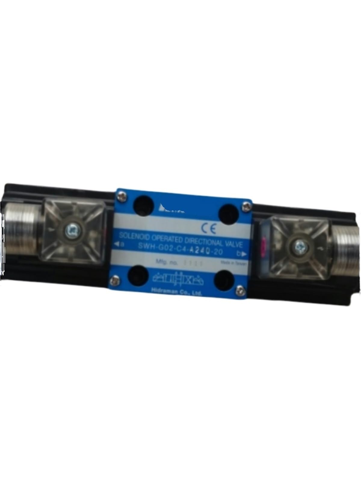 Électrovanne SWH-G02-C2-D24-10 haute précision conçue pour supporter les fortes pressions