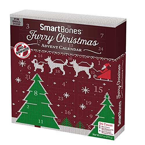 Smartbones SBM-00489H Holiday Advent Calendar 24 Count, Made With Real Chicken, Rawhide-Free Chews For Small Dogs thumb #3