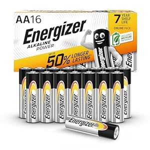 Energizer Alkaline AA Batteries (16...