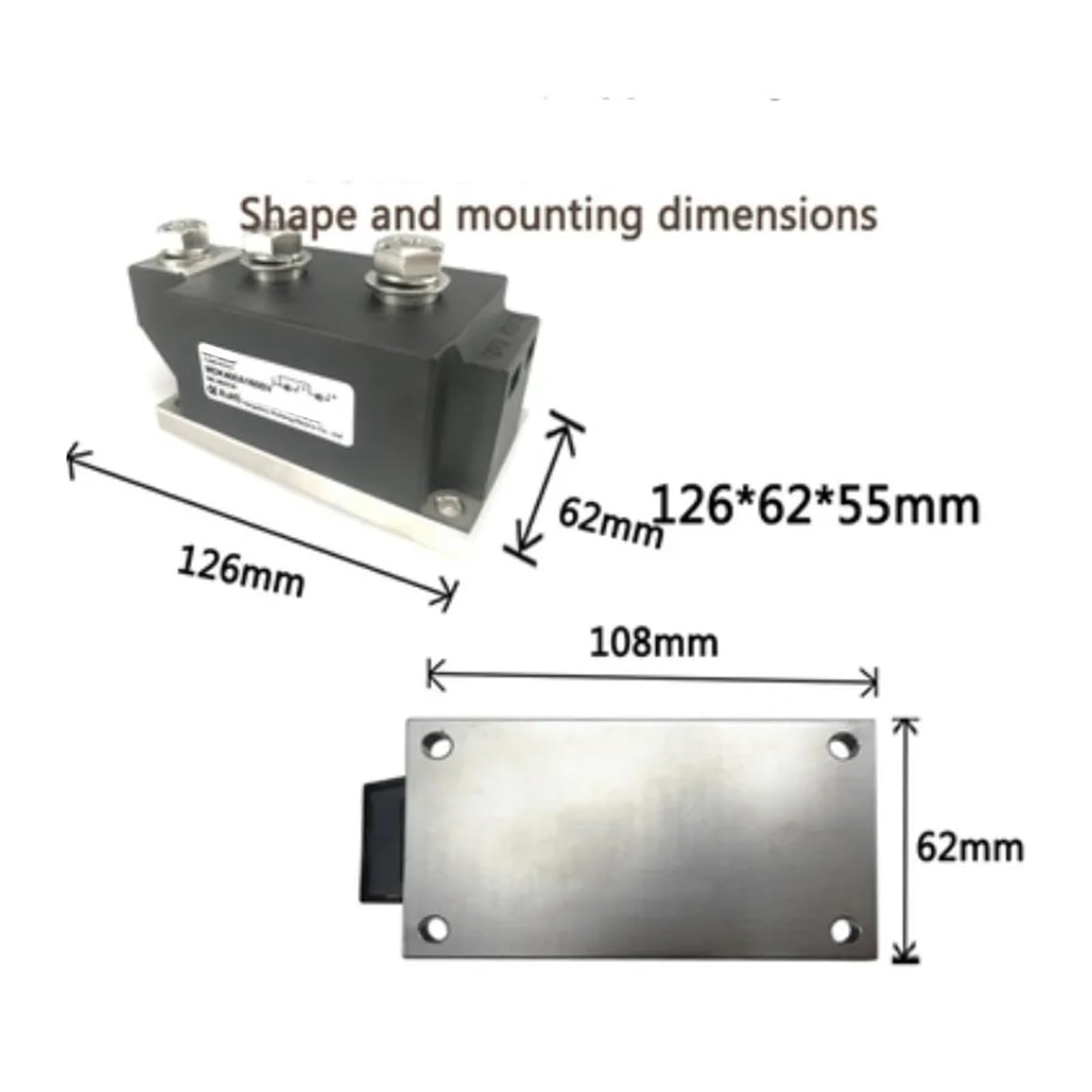 MDK400A 500A 600A 800A Reflexionsdiode MDK600-16 MDK500A1600V(600A)