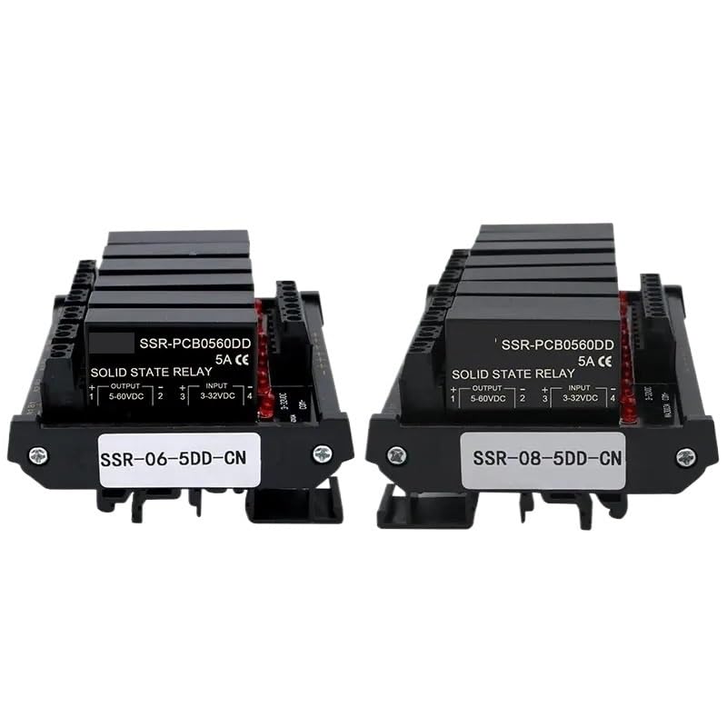 Module de relais statique 6 canaux 24V CC 5A conversion CC montage DIN