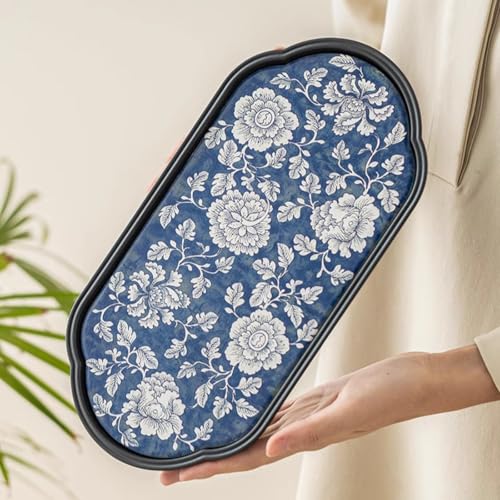 Plateau à thé rétro de 28,7 cm de qualité traditionnelle - 2