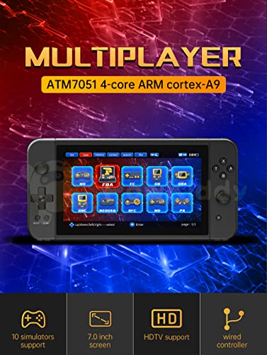 Consola-de-Juegos-portatil-Powkiddy-X70-Pantalla-HD-de-7-Pulgadas-Consola-de-Juegos-Retro-WiFi-con-Tarjeta-TF-de-32G-Consola-de-Juegos-Retro-Compatible-con-Salida-HD
