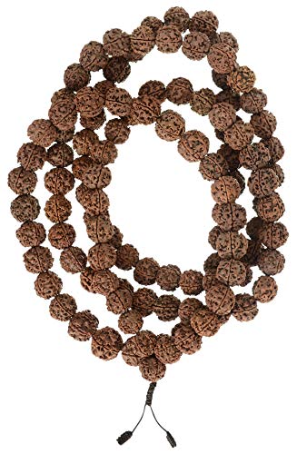Mala aus Rudraksha beads - buddhistische Gebetskette mit 17 mm...