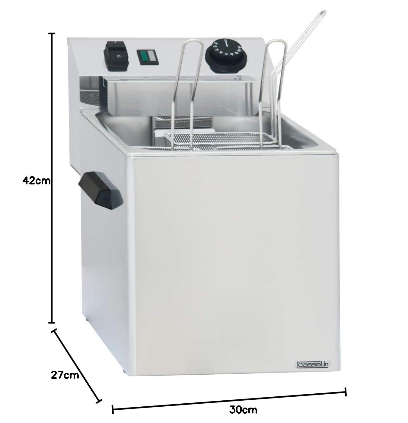 Casselin CCAP3P - Cuiseur à pâtes électrique - 3 paniers