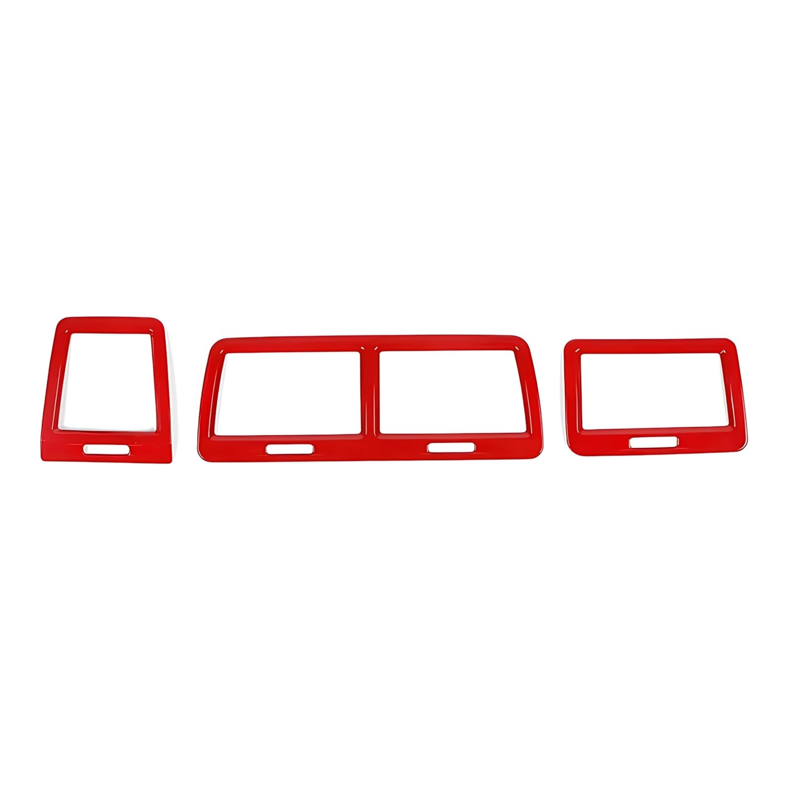 Dashboard Trim Air Vent Compatible with Dodge for Challenger 2009-2014 Car Dashboard Air Vent Trim Frame Air Outlet Decorative Cover Sticker