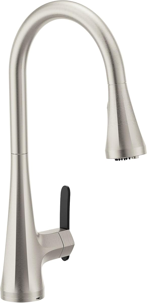 Moen Sinema Spot Resist Stainless 3-in-1 Water Filtration One-Handle Pulldown Kitchen Faucet, Water Filter for Sink Faucet Sold Separately, FS7235SRS