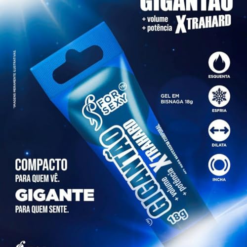 Gel Para O Penis Gigantão Xtrahard 18g Kit 3 Unidades
