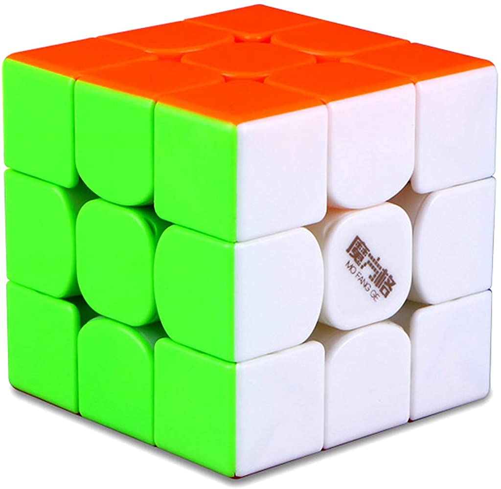 Gushangyun Qiyi Thunderclap V3 3x3x3 Stickerless Magic Cube 3x3 Speed Mofangge Leiting Puzzles Professional Educational Toys Cubes (Stickerless)