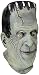 The Munster's Herman Mask, Green, One Size